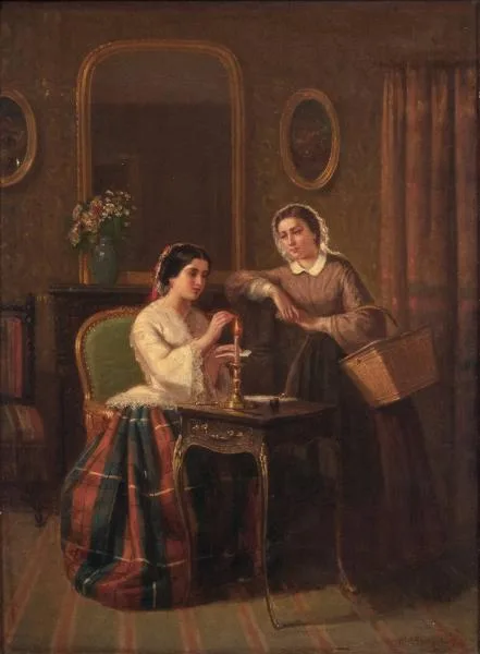 Paul Seignac, Sealing a Letter