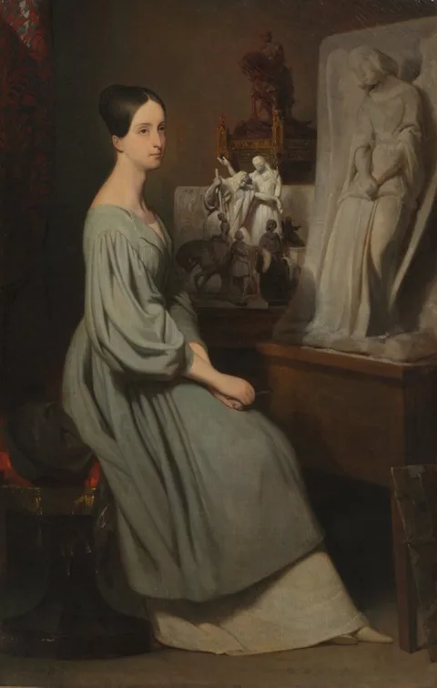 Ary Scheffer, Princess Marie d'Orléans in Her Studio