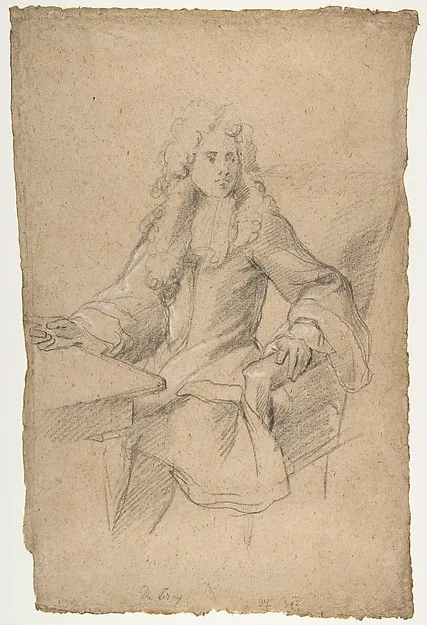 François de Troy, Gentleman Seated at a Table