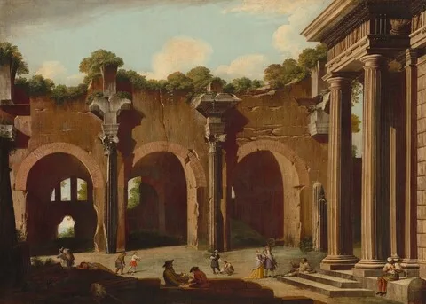 Niccolò Codazzi, The Basilica of Constantine with a Doric Colonnade