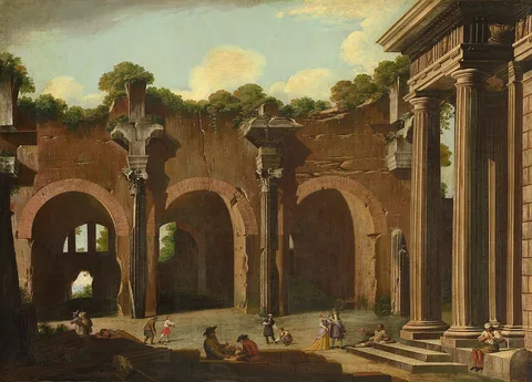 Niccolò Codazzi, The Basilica of Constantine with a Doric Colonnade