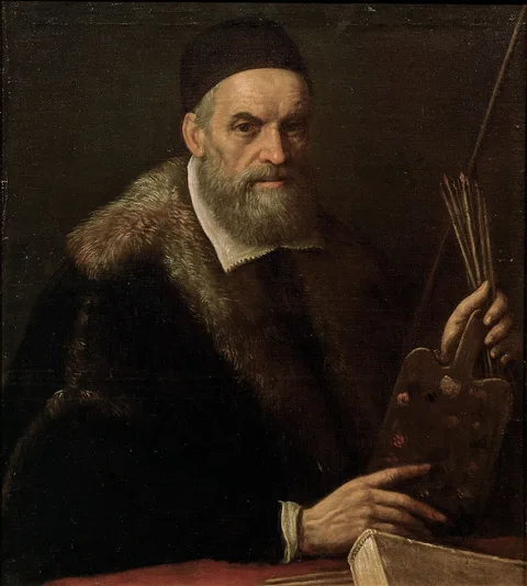 Girolamo da Ponte, Portrait of the painter Jacopo Bassano da Ponte (c. 1510-1592)