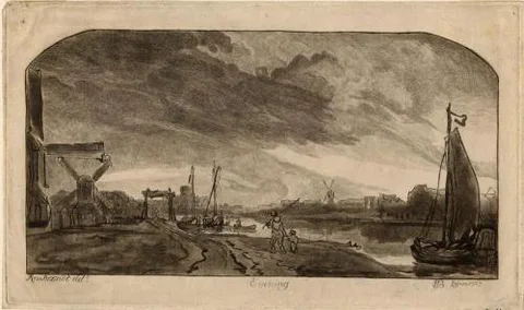 William Baillie, Captain William Baillie - Evening, Leyden 1765