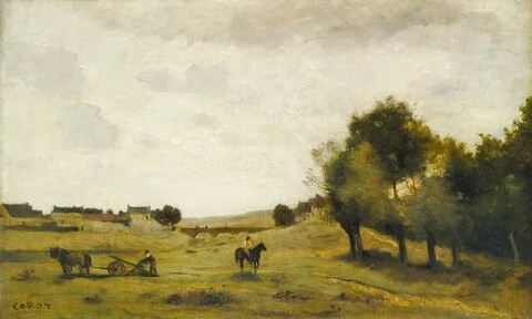 Jean-Baptiste Corot, View near Epernon
