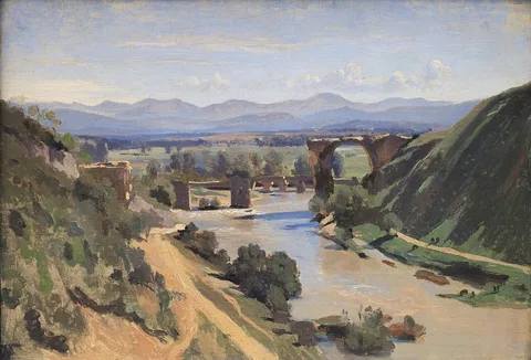 Jean-Baptiste Corot, The Bridge at Narni