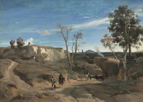 Jean-Baptiste Corot, La Cervara, the Roman Campagna