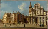 Giovanni Antonio Canaletto, Campo Santa Maria Zobenigo, Venice