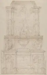 Michelangelo Buonarroti, Design for the Tomb of Pope Julius II della Rovere