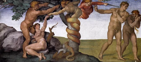 Michelangelo Buonarroti, The Fall and Expulsion from Paradise