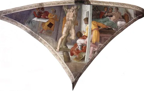 Michelangelo Buonarroti, The Punishment of Haman