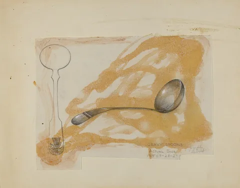 Joseph Leboit, Silver Gravy Spoon