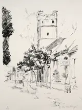 Kálmán Kubinyi, A Csonka Templon, Debriczen, Hungary