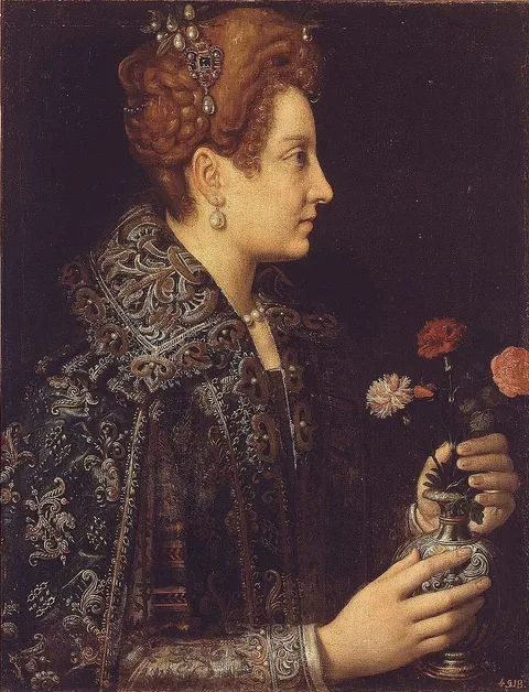 Sofonisba Anguissola, Portrait of a Young Woman in Profile