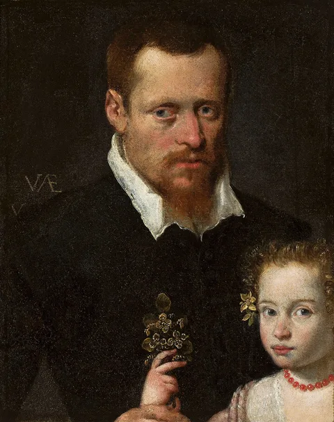 Sofonisba Anguissola, A Man with his Daughter