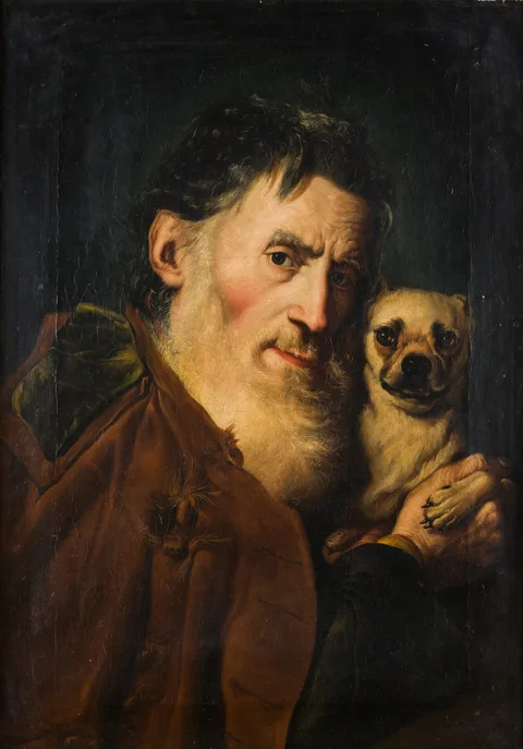 Giacomo Ceruti, An Old Man with a Dog