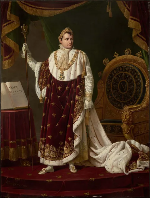 Robert Lefèvre, Portrait of Napoleon I in His Coronation Robes