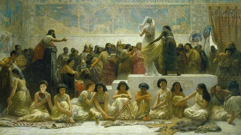 Edwin Long, The Babylonian Marriage Market
