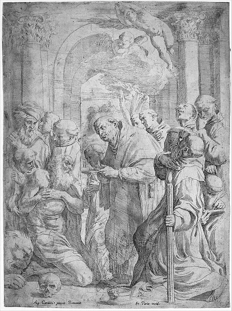 François Perrier, The Last Communion of Saint Jerome