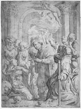 François Perrier, The Last Communion of Saint Jerome