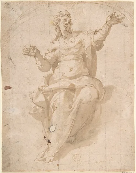 Marco Pino, Study for the Ascension of the Virgin