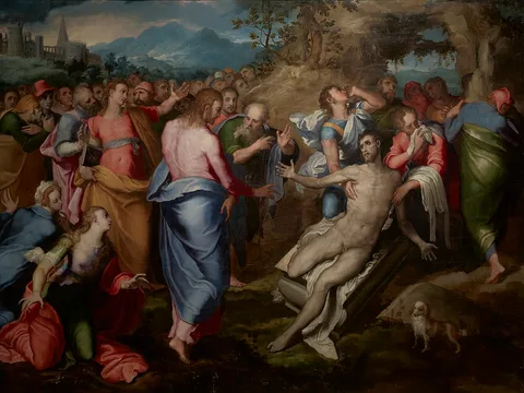 Marco Pino, The Resurrection of Lazaru