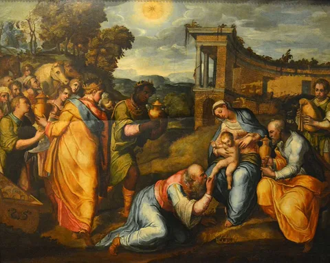 Marco Pino, Anbetung der Könige