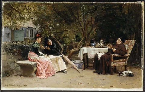 Jehan Georges Vibert, The Reprimand