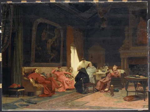 Jehan Georges Vibert, The Missionary's Adventures