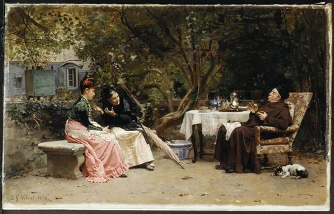 Jehan Georges Vibert, The Reprimand