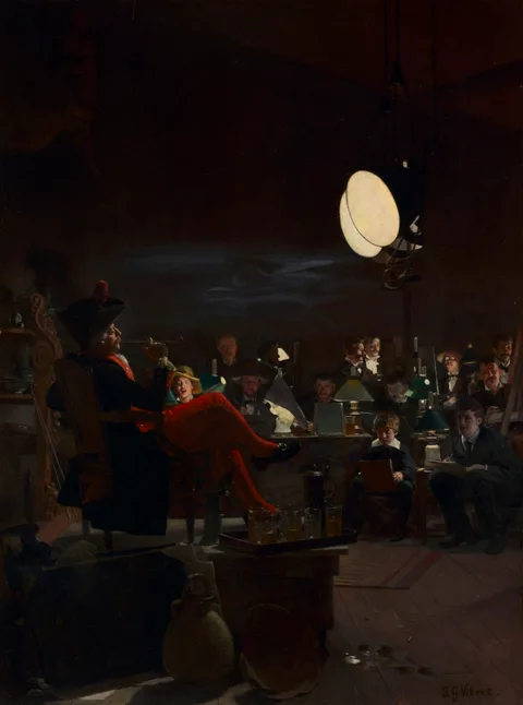 Jehan Georges Vibert, A Night Class