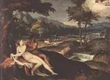 Lambert Sustris, Landscape with Jupiter and Io