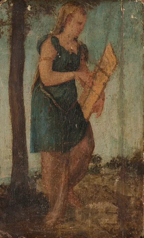 Lambert Sustris, Woman with Shield