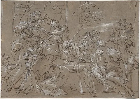 Gregorio De Ferrari, Achilles and the Daughters of Lycomedes