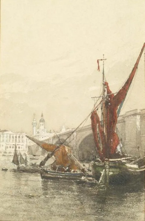 Clara Montalba, Clara Montalba - London Bridge
