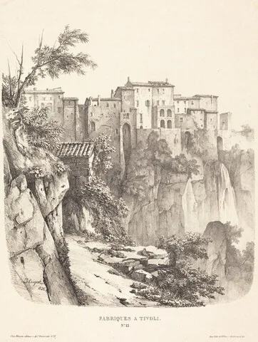 Jules Coignet, Fabriques à Tivoli (Buildings at Tivoli)