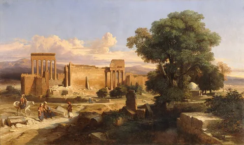 Jules Coignet, Ruins in Baalbek