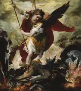 Francesco Maffei, The Archangel Michael overthrowing Lucifer