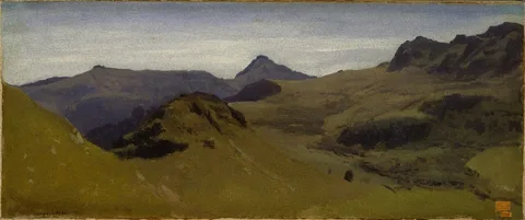 Auguste Bonheur, Landscape in Auvergne