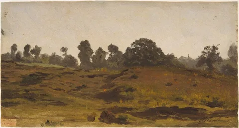 Auguste Bonheur, View of a Field