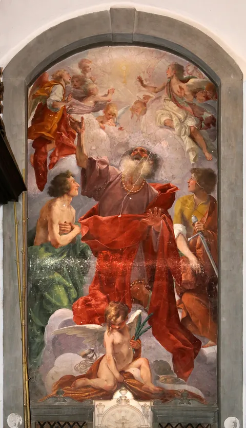 Cecco Bravo, Saint Vitalis of Milan between Saints Gervasius and Protasius