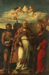 Rocco Marconi, Saint Nicholas of Bari, John the Baptist and Philip