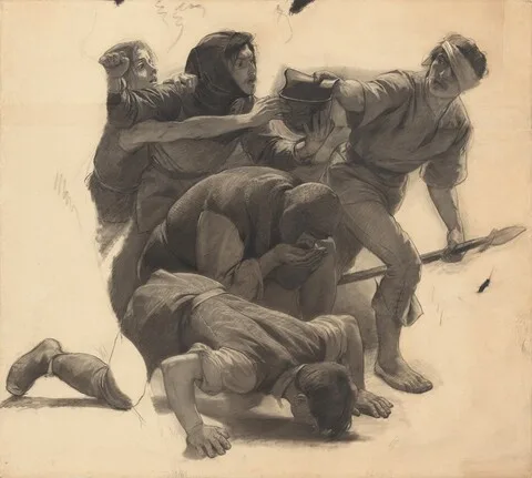 Andrea Gastaldi, The Siege of Tortona, or The Thirst of the People of Tortona (La Costanza dei tortonesi)