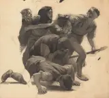 Andrea Gastaldi, The Siege of Tortona, or The Thirst of the People of Tortona (La Costanza dei tortonesi)