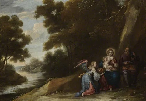 Luciano Borzone, The Flight into Egypt