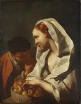 Domenico Maggiotto, Girl Selling Fruit