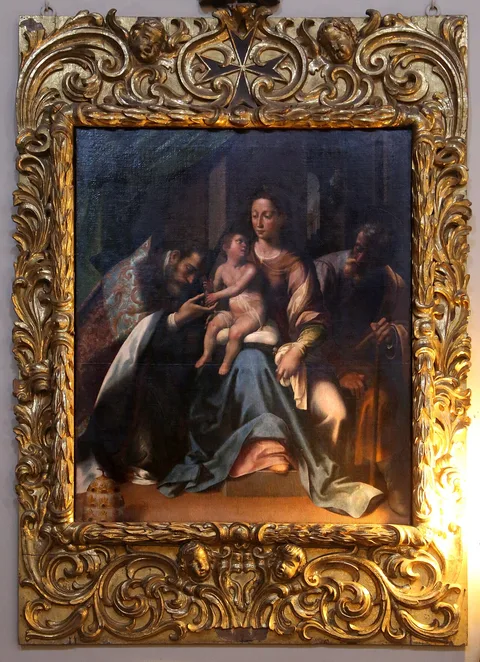 Aurelio Lomi, The Holy Family with S Stephen