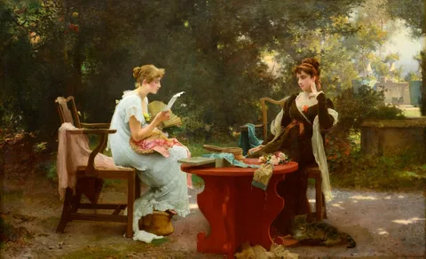 Marcus Stone, Her First love Letter