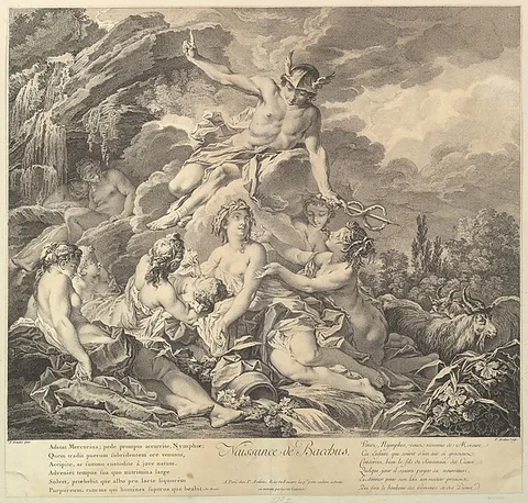 Pierre-Alexandre Aveline, Naissance de Bacchus (Birth of Bacchus)