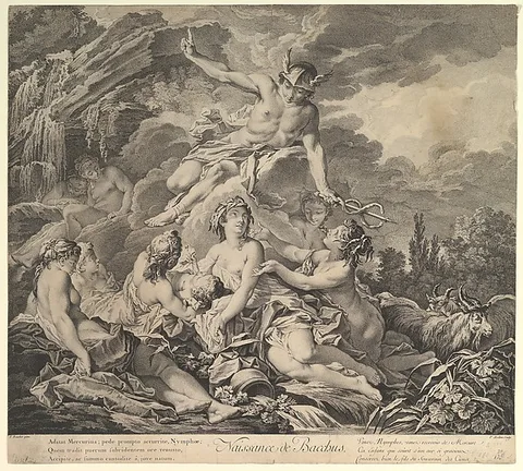 Pierre-Alexandre Aveline, Naissance de Bacchus (Birth of Bacchus)