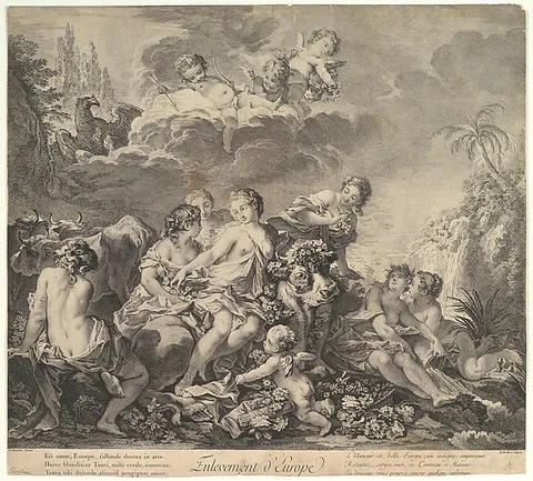 Pierre-Alexandre Aveline, Enlevement d'Europe (Abduction of Europa)